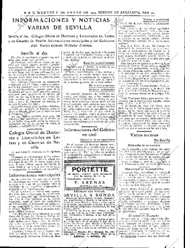 ABC SEVILLA 08-01-1935 página 27