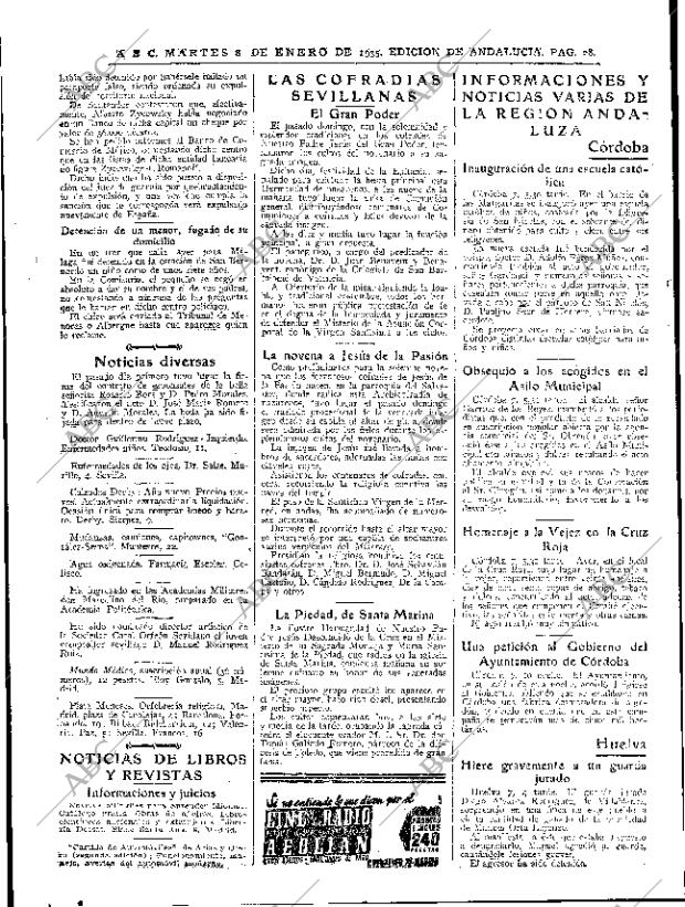 ABC SEVILLA 08-01-1935 página 28