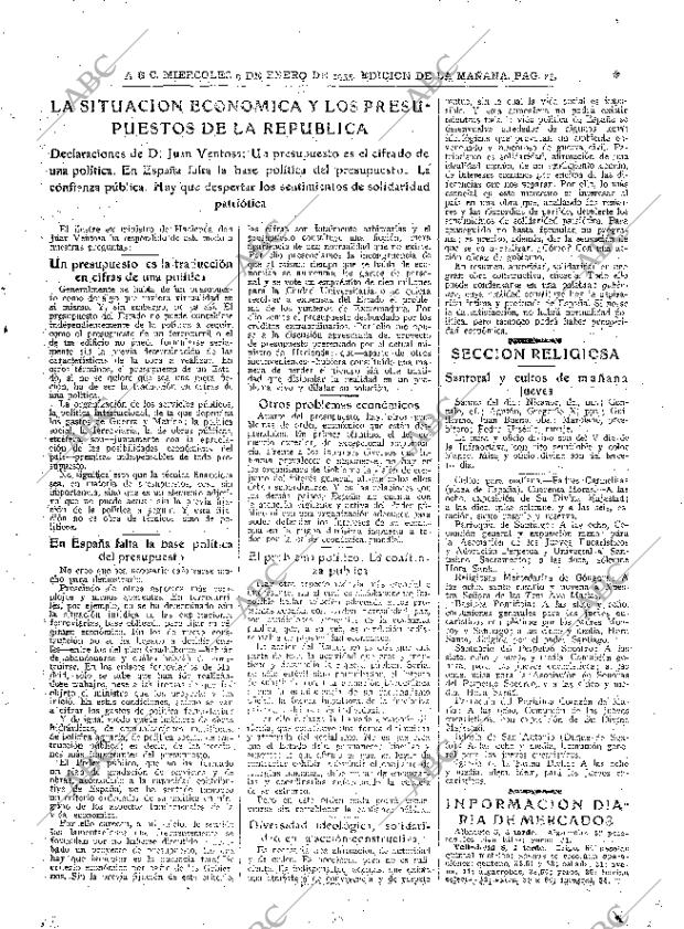 ABC MADRID 09-01-1935 página 23