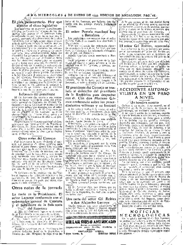 ABC SEVILLA 09-01-1935 página 21