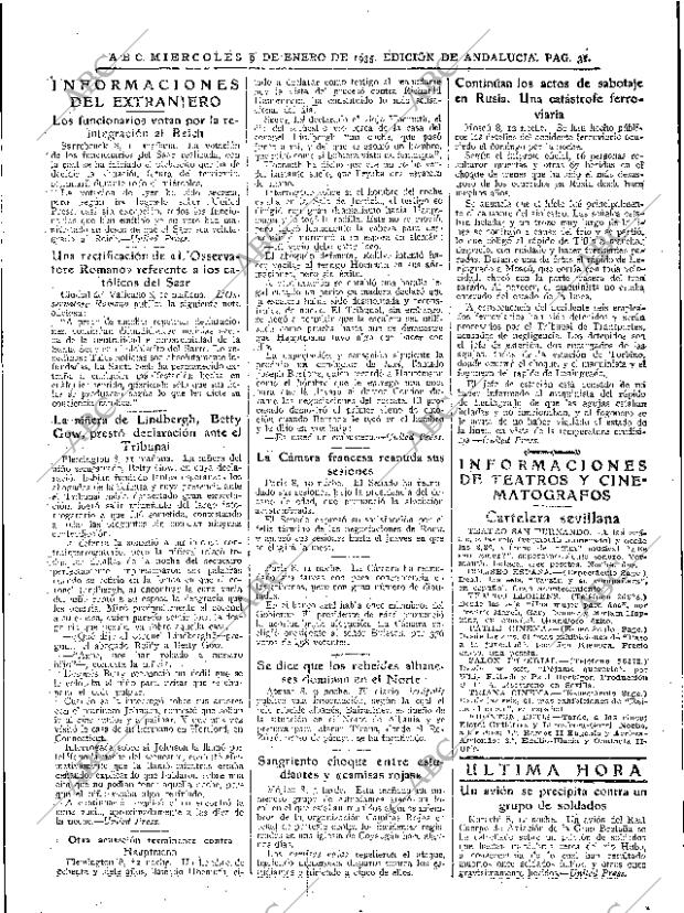 ABC SEVILLA 09-01-1935 página 31