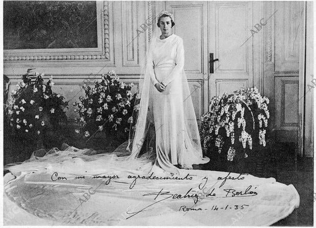 Foto Dedicada A sor Angela de la Hija mayor de Alfonso Xiii y la Reina Victoria,...