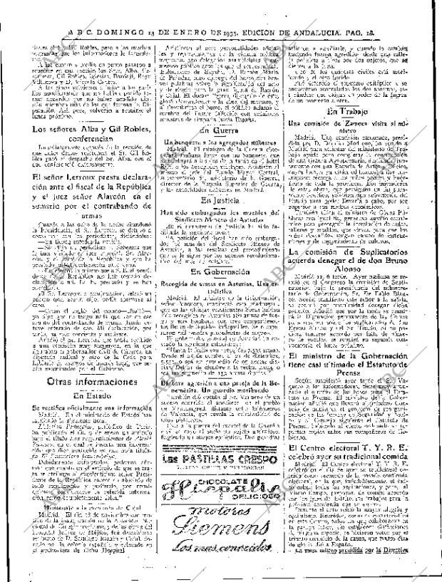 ABC SEVILLA 13-01-1935 página 18