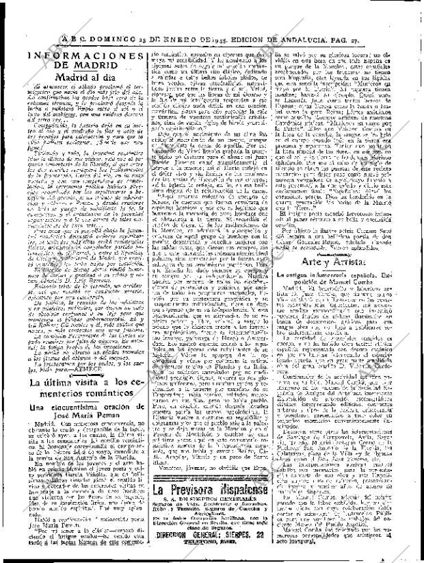 ABC SEVILLA 13-01-1935 página 27