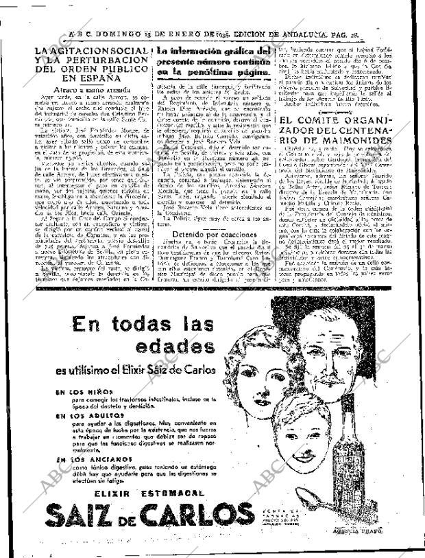 ABC SEVILLA 13-01-1935 página 28