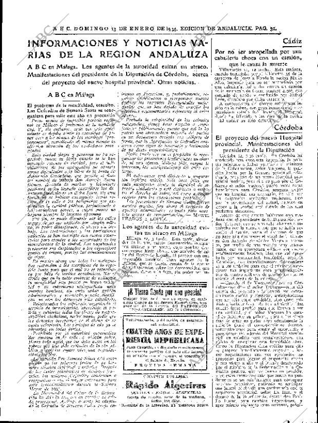 ABC SEVILLA 13-01-1935 página 31