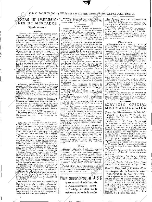 ABC SEVILLA 13-01-1935 página 43
