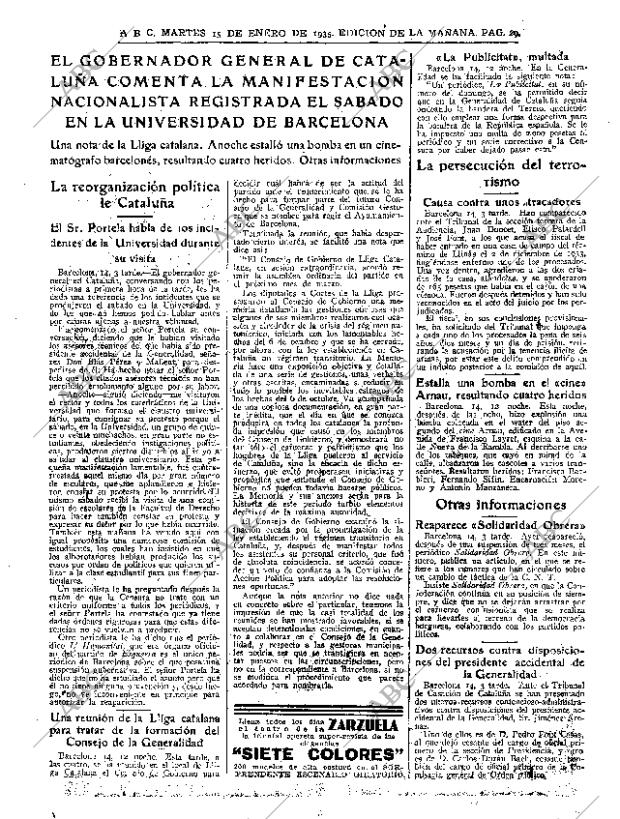 ABC MADRID 15-01-1935 página 29