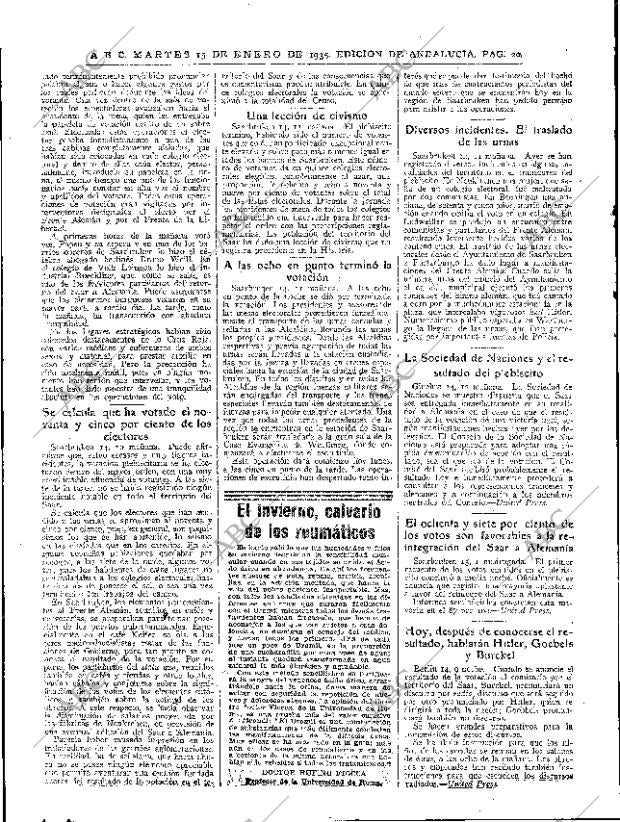 ABC SEVILLA 15-01-1935 página 20