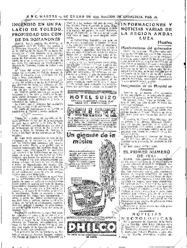 ABC SEVILLA 15-01-1935 página 26