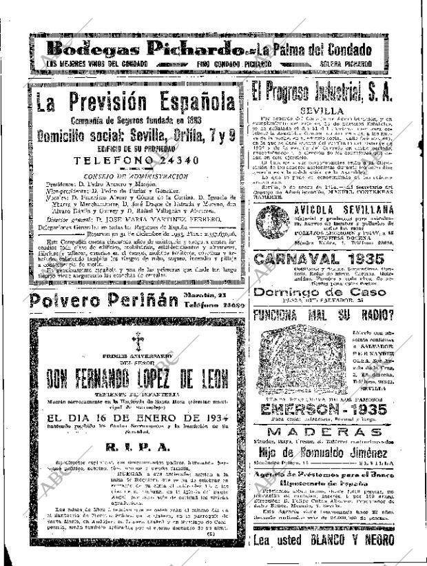 ABC SEVILLA 15-01-1935 página 48