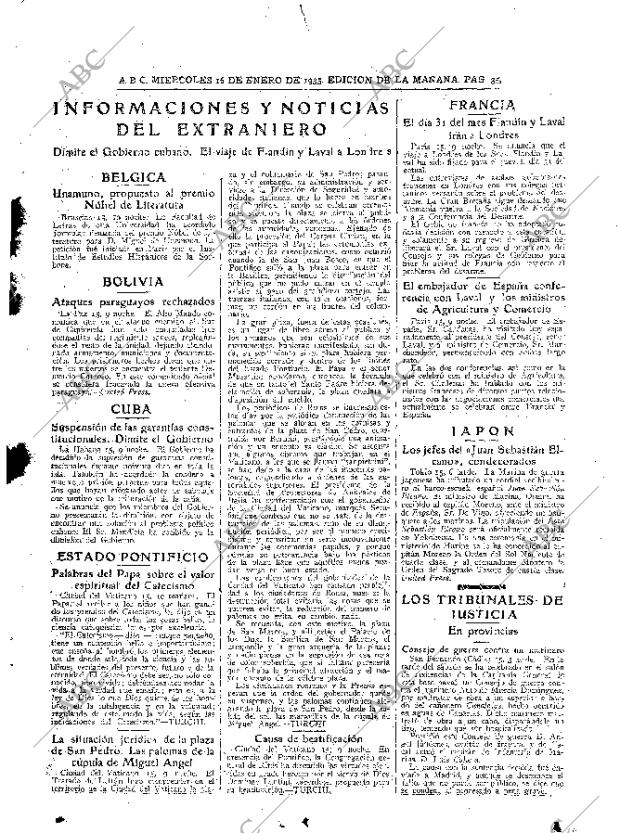 ABC MADRID 16-01-1935 página 35