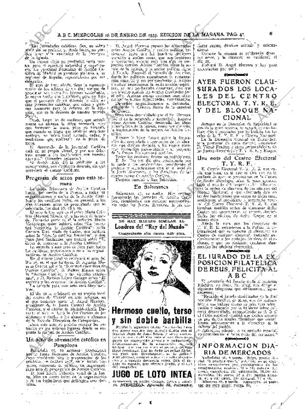 ABC MADRID 16-01-1935 página 41