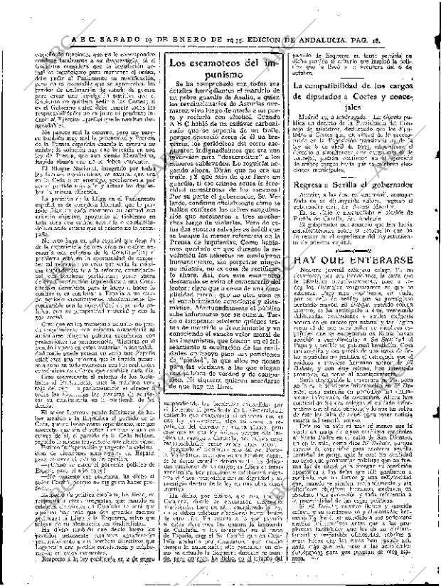 ABC SEVILLA 19-01-1935 página 18