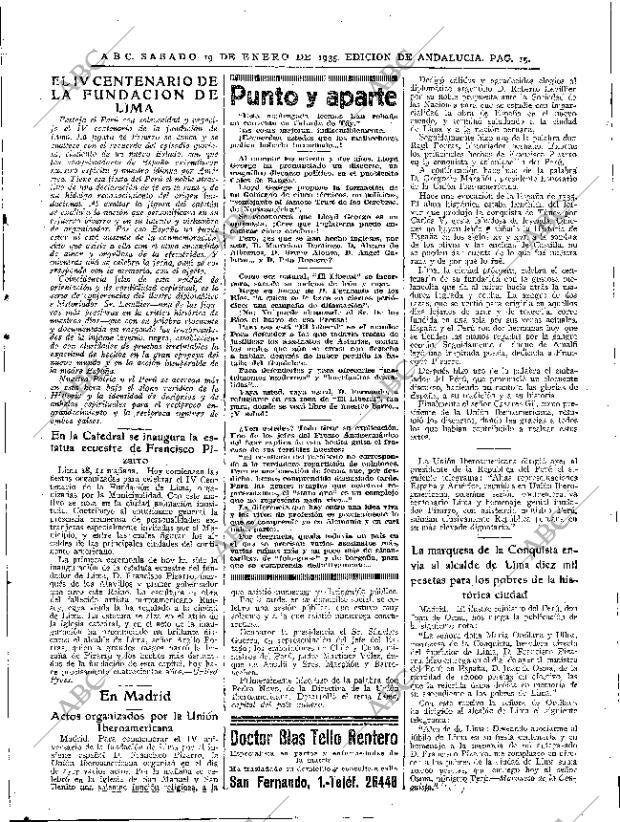 ABC SEVILLA 19-01-1935 página 19