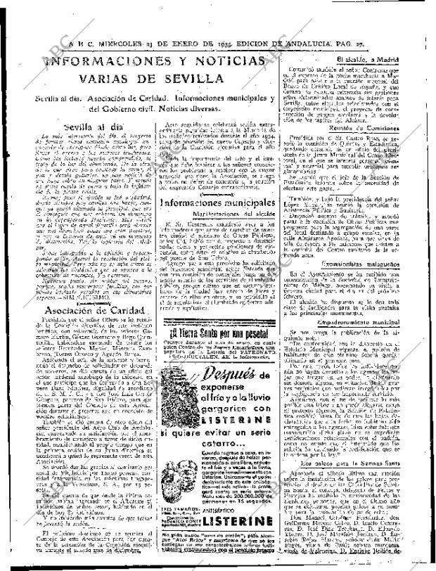 ABC SEVILLA 23-01-1935 página 27