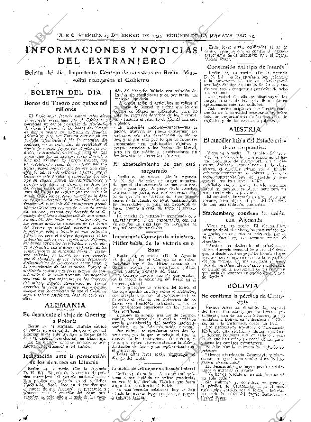 ABC MADRID 25-01-1935 página 33