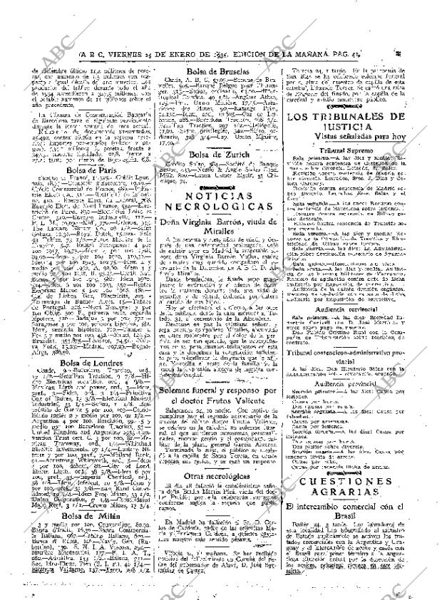 ABC MADRID 25-01-1935 página 41