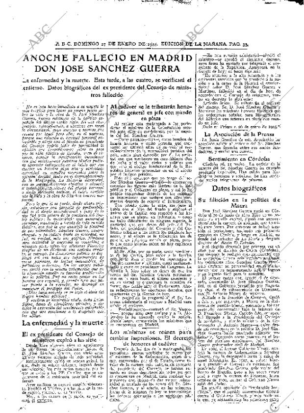 ABC MADRID 27-01-1935 página 33