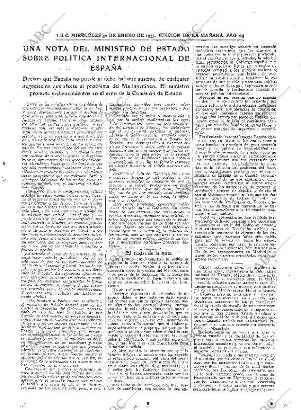 ABC MADRID 30-01-1935 página 29