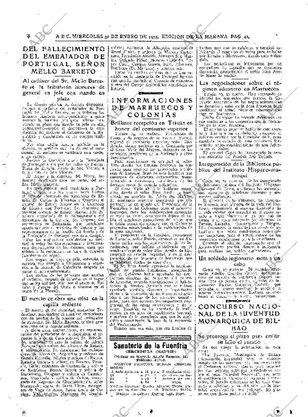 ABC MADRID 30-01-1935 página 41