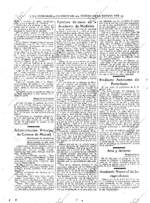 ABC MADRID 30-01-1935 página 44