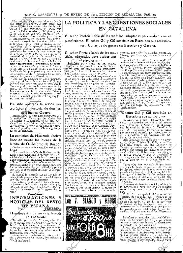 ABC SEVILLA 30-01-1935 página 23