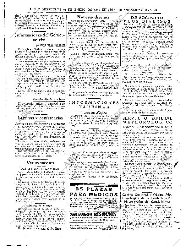 ABC SEVILLA 30-01-1935 página 28