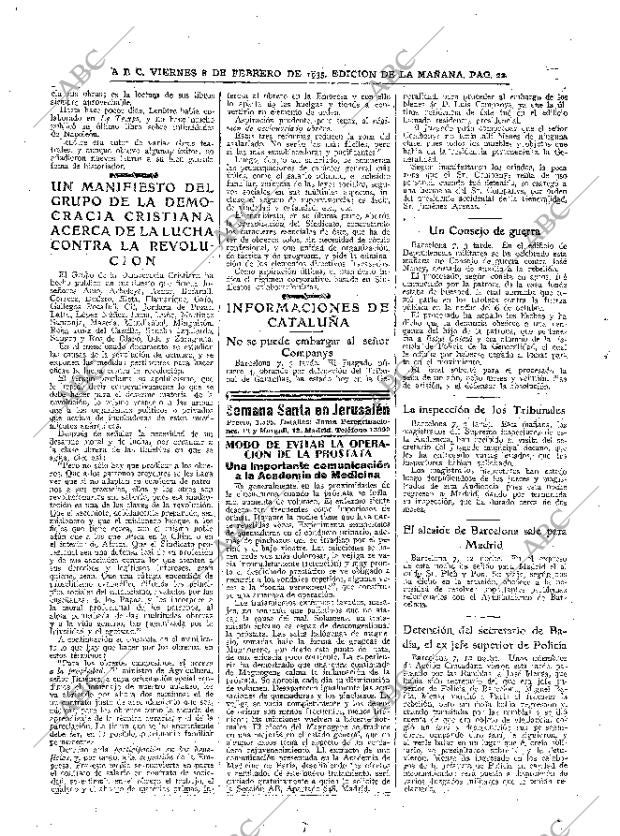 ABC MADRID 08-02-1935 página 22