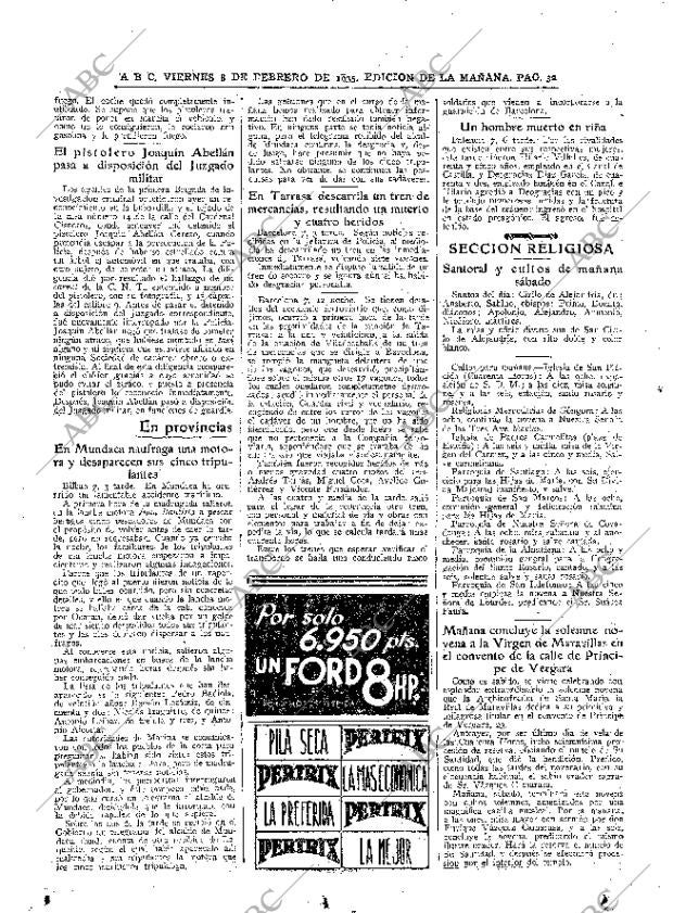 ABC MADRID 08-02-1935 página 32