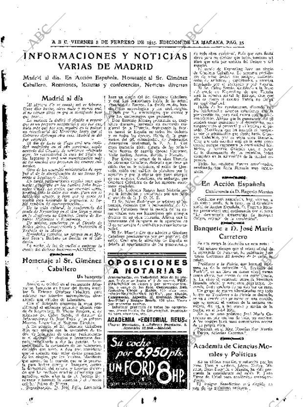 ABC MADRID 08-02-1935 página 35