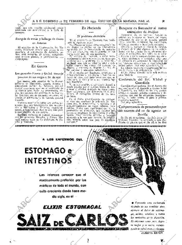 ABC MADRID 17-02-1935 página 18