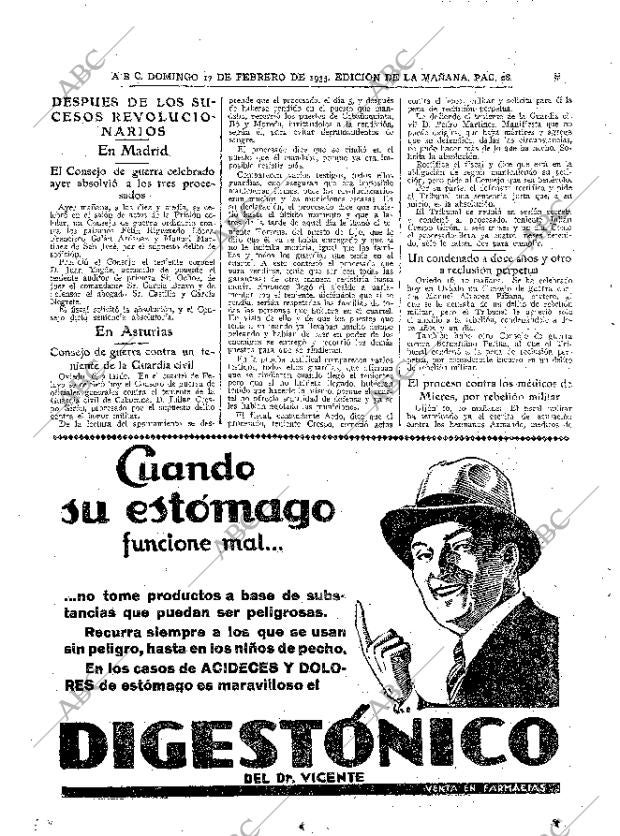 ABC MADRID 17-02-1935 página 20