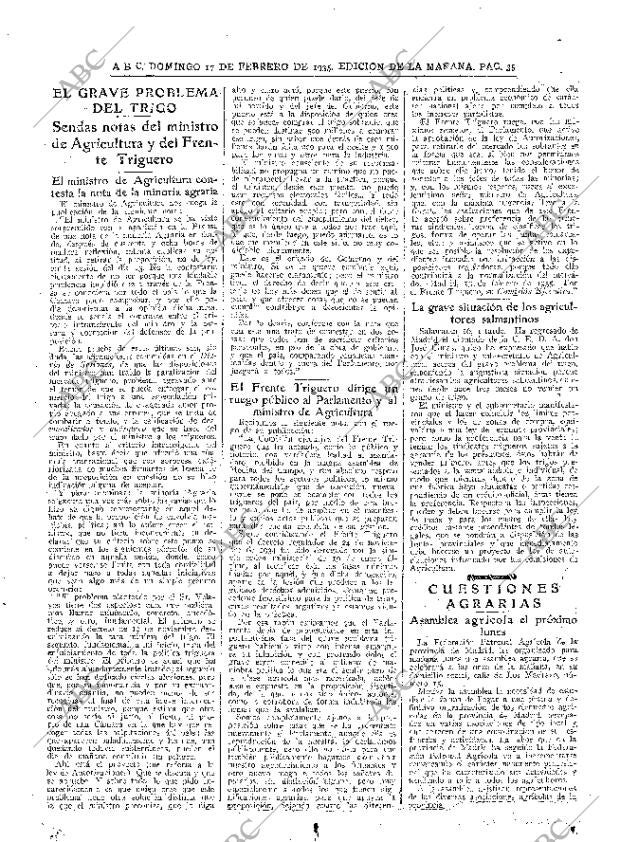 ABC MADRID 17-02-1935 página 27