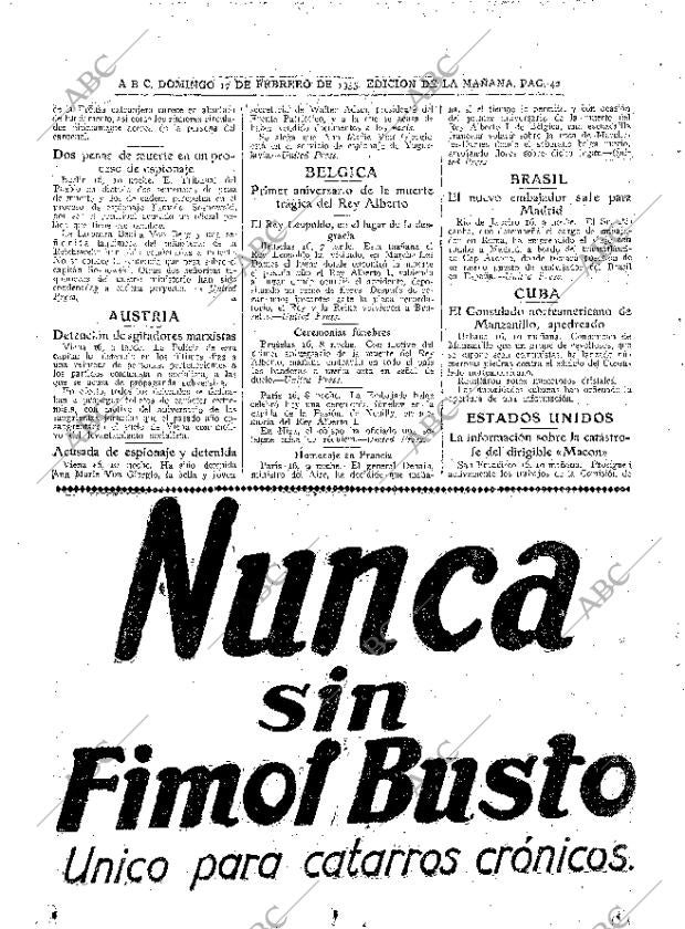 ABC MADRID 17-02-1935 página 34