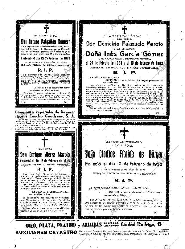 ABC MADRID 17-02-1935 página 58