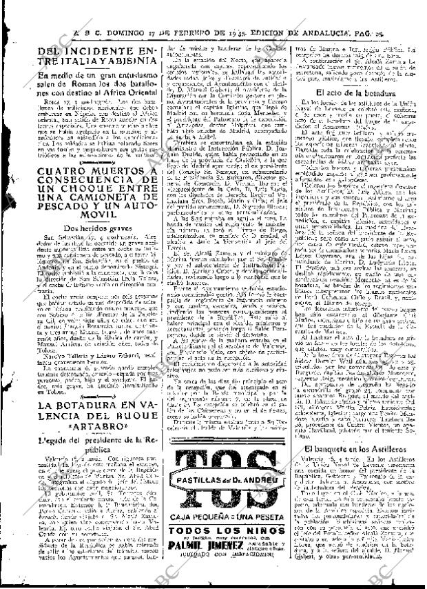 ABC SEVILLA 17-02-1935 página 25
