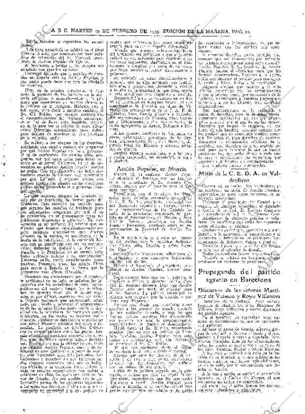 ABC MADRID 19-02-1935 página 25
