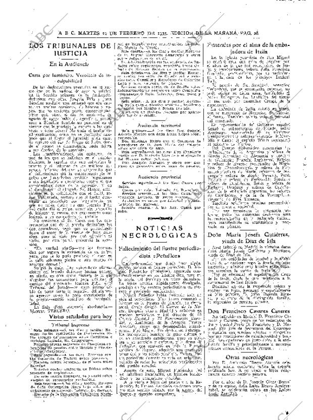 ABC MADRID 19-02-1935 página 28