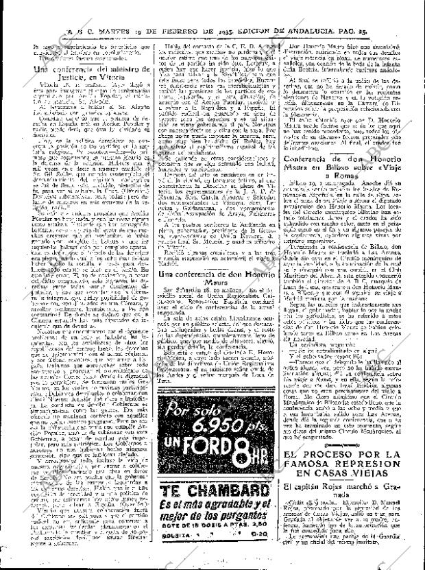 ABC SEVILLA 19-02-1935 página 25