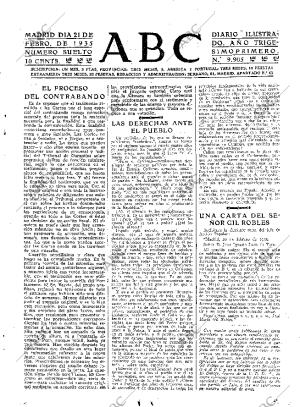 ABC MADRID 21-02-1935 página 17