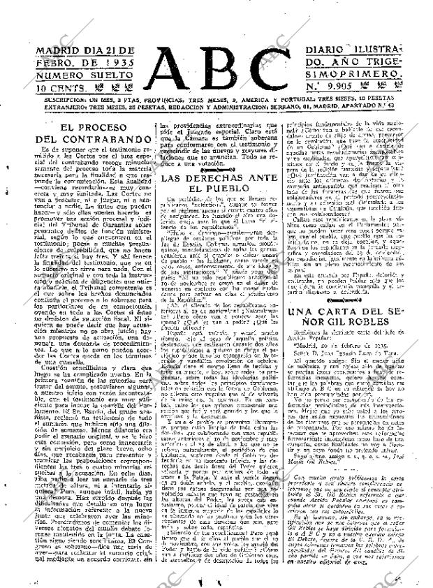 ABC MADRID 21-02-1935 página 17