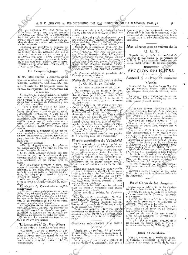 ABC MADRID 21-02-1935 página 32