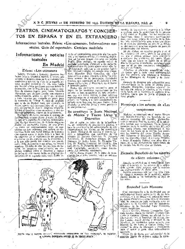 ABC MADRID 21-02-1935 página 46