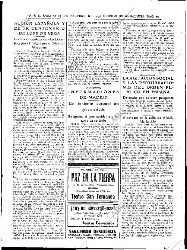 ABC SEVILLA 23-02-1935 página 25