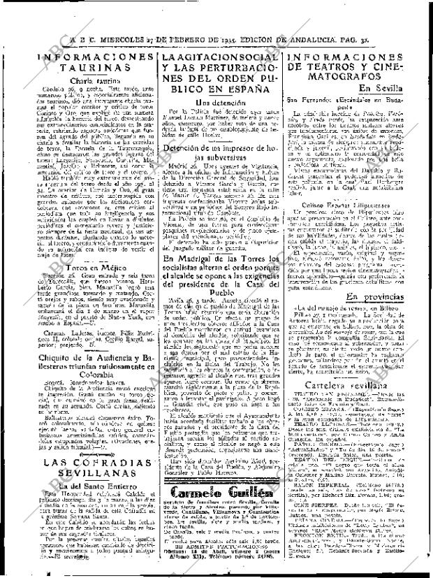ABC SEVILLA 27-02-1935 página 32