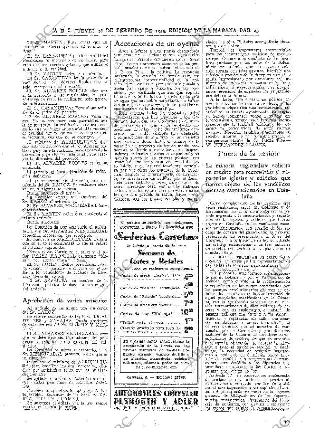 ABC MADRID 28-02-1935 página 25