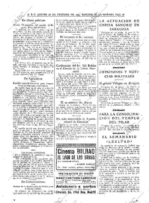 ABC MADRID 28-02-1935 página 28