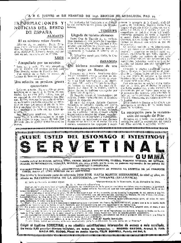ABC SEVILLA 28-02-1935 página 34