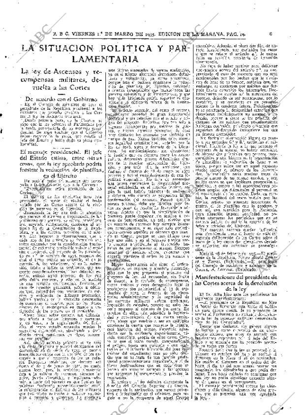 ABC MADRID 01-03-1935 página 19
